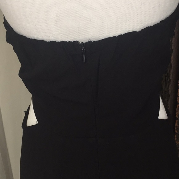 Black halter cut out halter dress - Picture 4 of 6